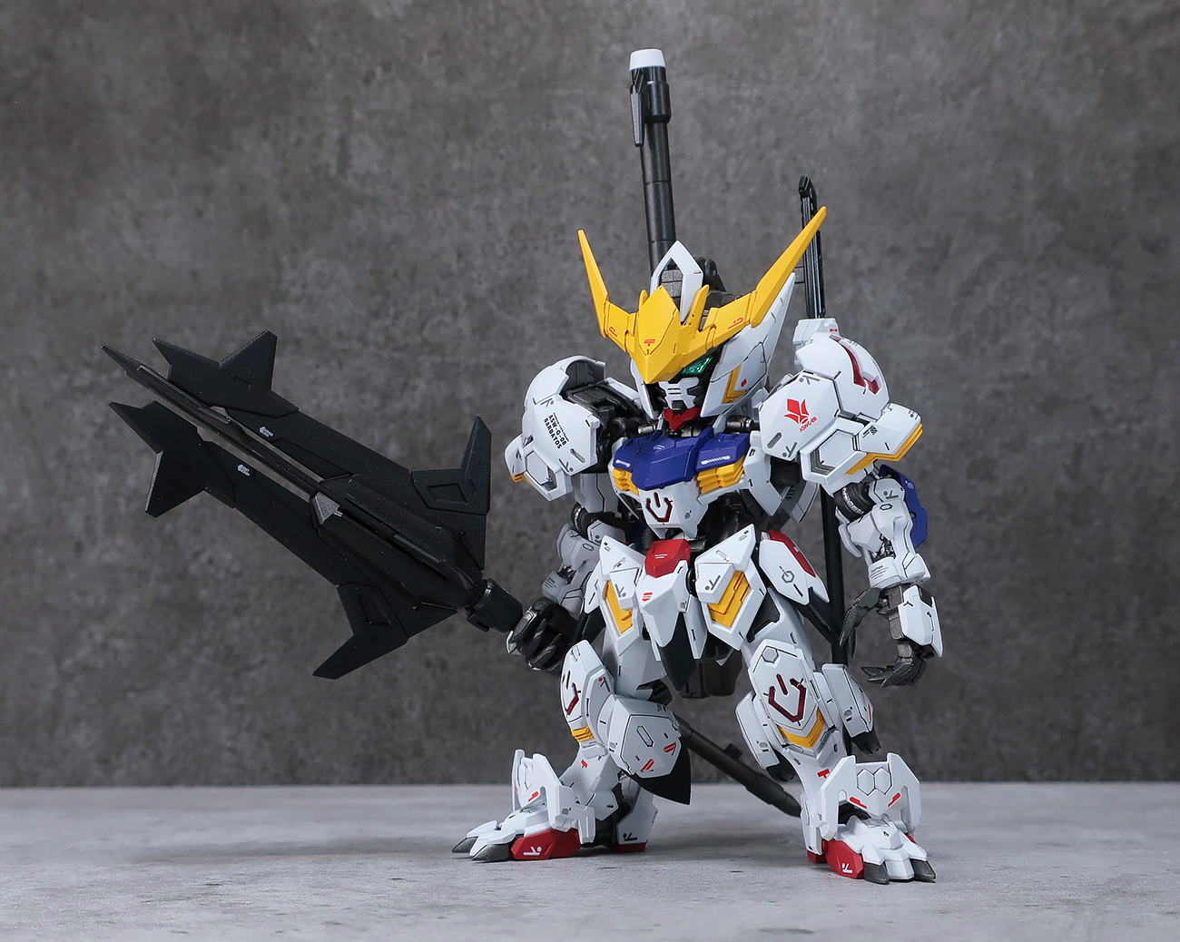 直営店に限定 MGSD MGSD ガンダムバルバトス 完成品 Zガンダム 塗装 