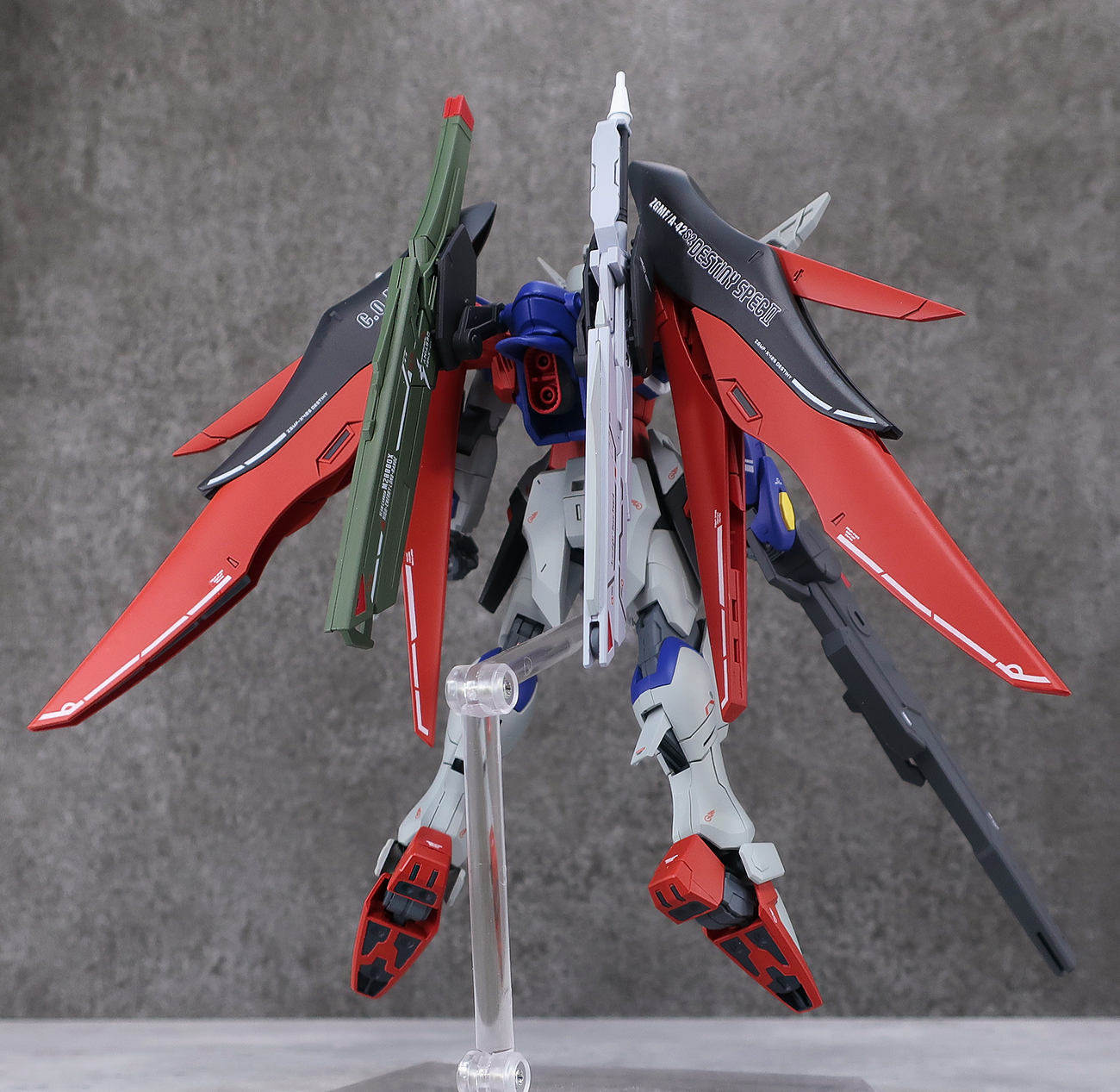 HGCE 1/144 デスティニーガンダムSpecⅡ レールガン装備 塗装