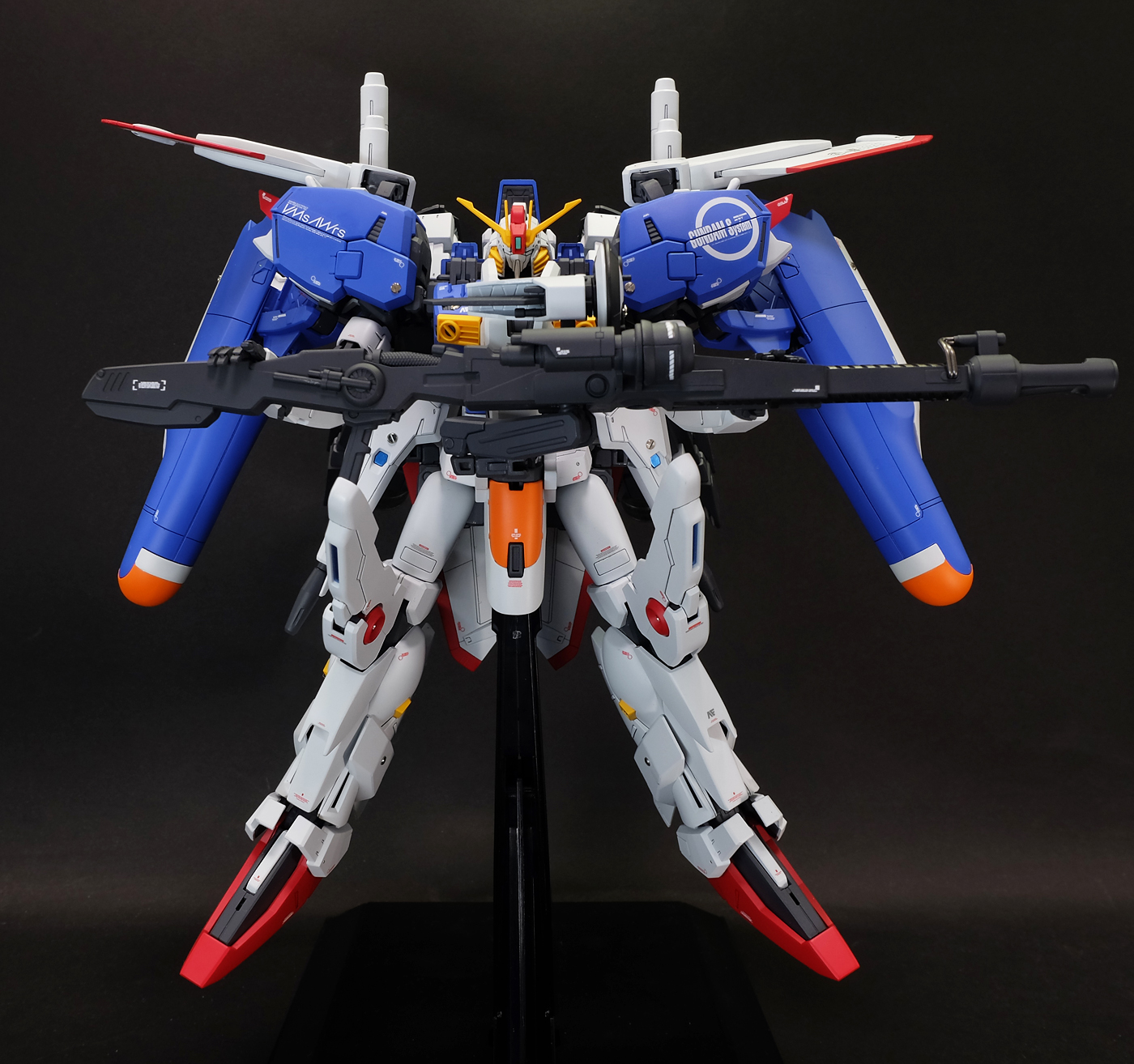 完成品】MG Ex-Sガンダム 全塗装 取説あり-