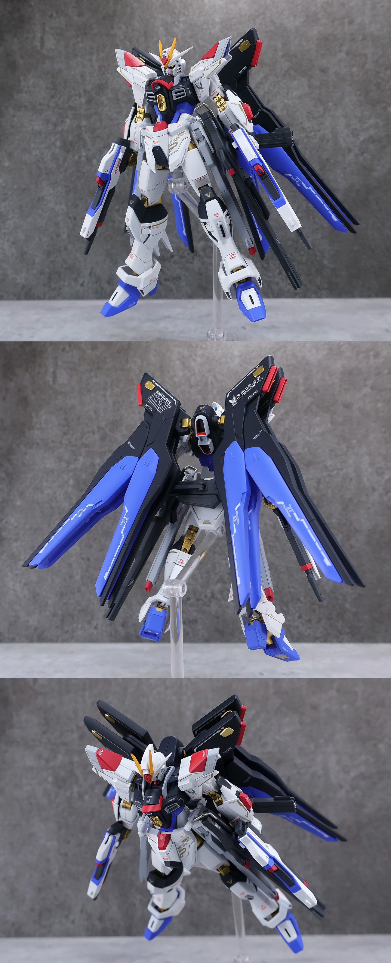 HGCE 1/144 マイティーストライクフリーダムガンダム/ストライクフリーダムガンダム弐式 [コンバーチブル仕様] 小改修塗装済み完成品 (HG)