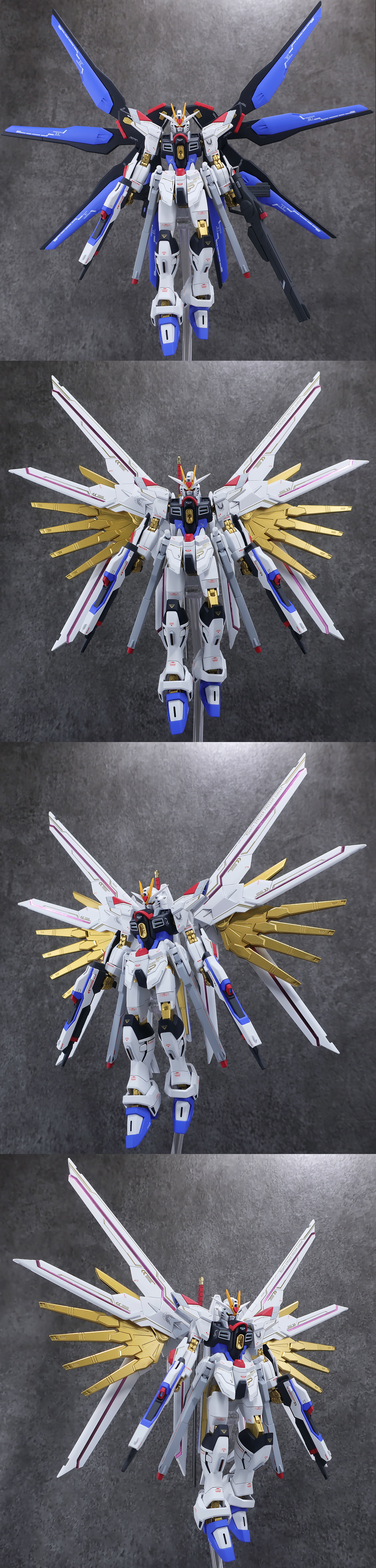 HGCE 1/144 マイティーストライクフリーダムガンダム/ストライクフリーダムガンダム弐式 [コンバーチブル仕様] 小改修塗装済み完成品 (HG)