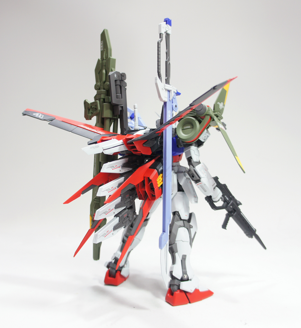 MG パーフェクトストライク改修完成品 Wランチャーストライク