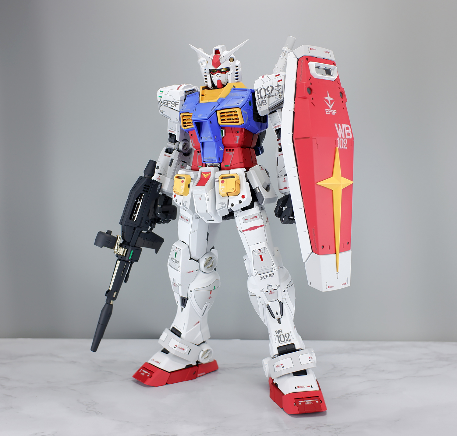 オンラインストア限定 PG 1/60 ガンダム アンリーシュド(塗装済み完成